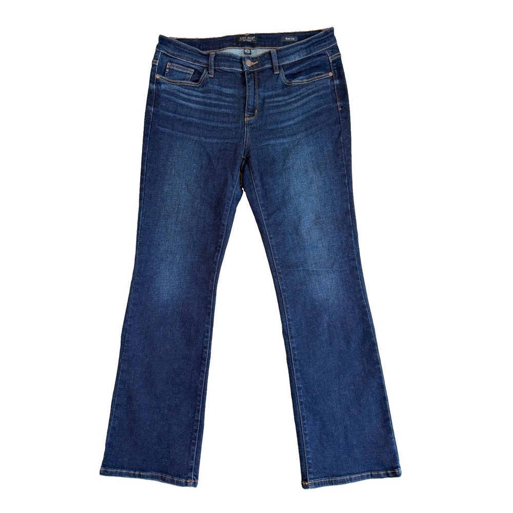 Judy Blue Womens Dark Wash Bootcut Jeans Size 15/32 JB82361DK Stretch Denim